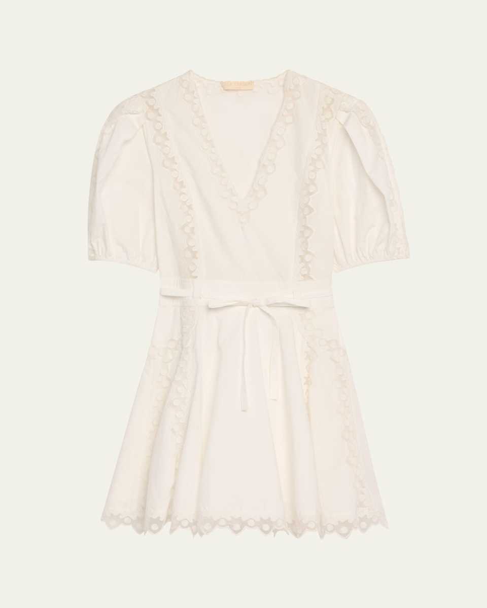 Camila Short-Sleeve Mini Dress